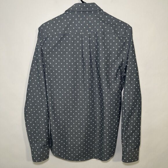 Original Penguin Heritage Slim Fit Button Up Shirt Mens Size S Small Blue Floral - Picture 8 of 9